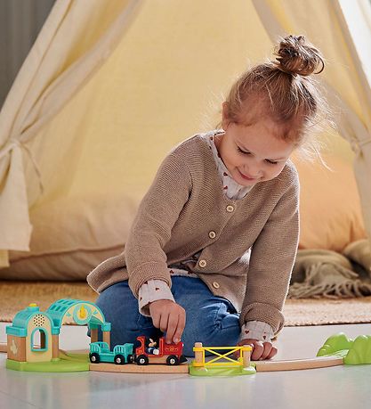 BRIO Train station w. Mickey Mouse - 4 Parts - Audio recorder 32
