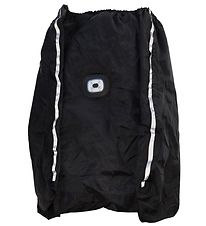 BabyDan Rain Cover To Pram - LED - Black