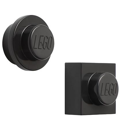 LEGO® Storage Magnets - 2 pcs - Black