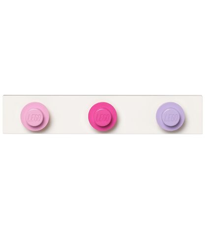 LEGO® Storage Knaggrekke - 33 cm - Lilla/Rosa