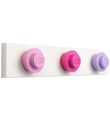 LEGO® Storage Knaggrekke - 33 cm - Lilla/Rosa