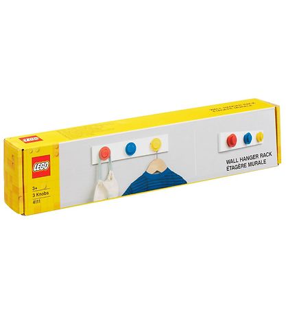 Porte-manteau LEGO® Storage - 33 cm - Rouge/Bleu/Jaune