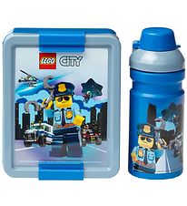 LEGO® Storage Lunchbox/Water Bottle - City - Blue