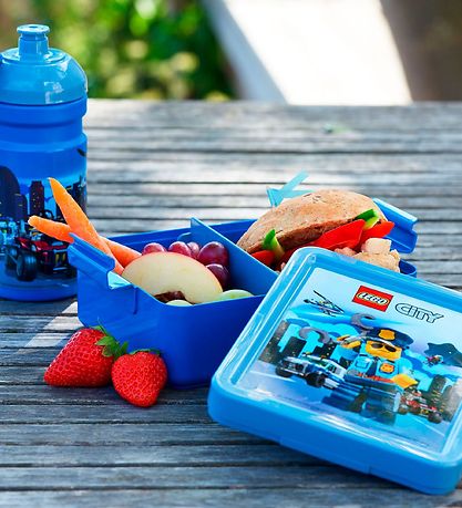 LEGO® Storage Brotdose/Trinkflasche - City - Blau