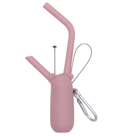 We Might Be Tiny Straw - Silicone - Rose