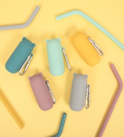 We Might Be Tiny Straw - Silicone - Yellow