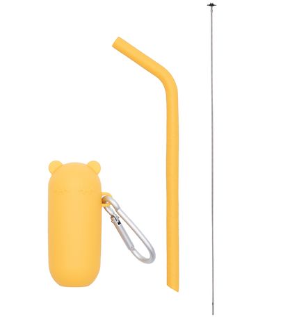 We Might Be Tiny Straw - Silicone - Yellow