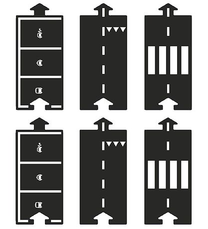 Waytoplay Car Track - Long Straight - 6 pcs