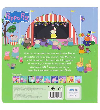 Alvilda 도서 - Peppa Pig 머드 페스티벌에서 - 덴마크어