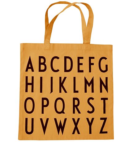 Design Letters Totebag - ABC - Mustard