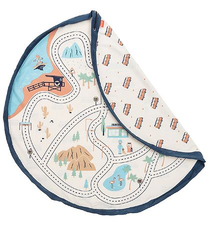 Play&Go Toy Mat - D: 140 cm - L.A. Roadmap 