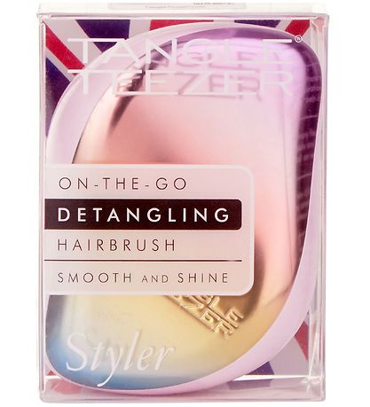 Tangle Teezer Hairbrush - Compact - Pearlescent Matte Chrome