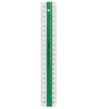 Linex Linjal - 20 cm - Grön
