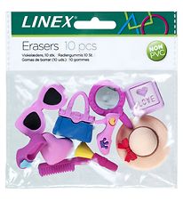 Linex Strokleður - 10 Stk. - Bleikt