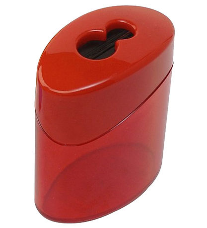 Linex Sharpener - Double - Assorted - Red/Blue/Yellow/Green
