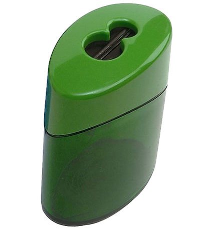 Linex Sharpener - Double - Assorted - Red/Blue/Yellow/Green