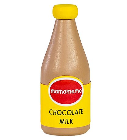 MaMaMeMo Leikfangamatur - Tré - Súkkulaðimjólk - Flaska