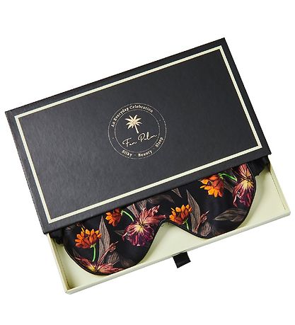 Fan Palm Sleeping Mask - Silke - Black Hibiscus