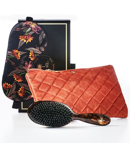 Fan Palm Sleeping Mask - Silke - Black Hibiscus