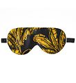 Fan Palm Sleeping mask - Silk - Tropical Black