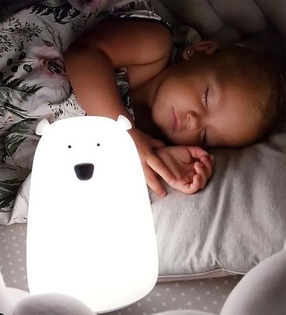 Rabbit & Friends Lamp - 11x17 cm - Large Bear - Blue