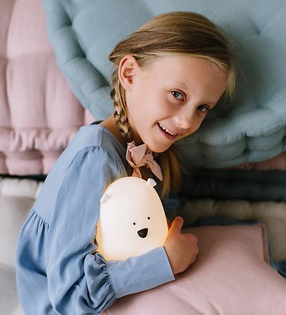 Rabbit & Friends Lamp - Large Bear w. Remote control - 11x17 cm