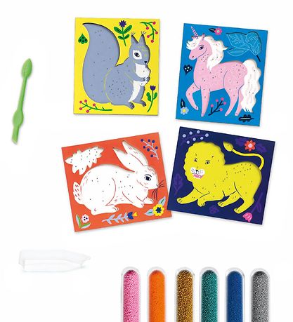 Djeco Micro Beads - Artistic Beads - Flowers and Fur