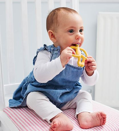 Matchstick Monkey Teether - Monkey Teething - Yellow