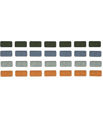 Liewood Domino Set - 28 Parts - Dodo - Blue Multi Mix