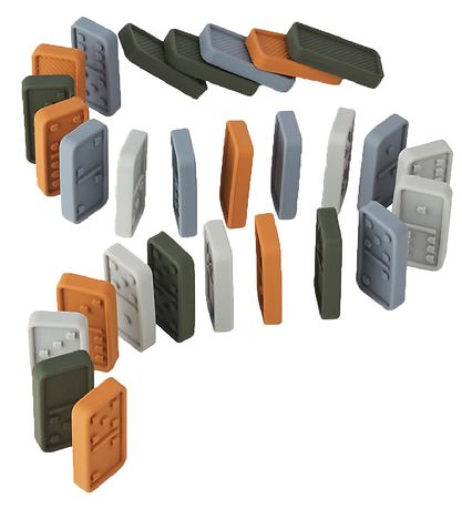 Liewood Domino Set - 28 Parts - Dodo - Blue Multi Mix