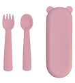 We Might Be Tiny Cutlery - Silicone - Dusty Rose