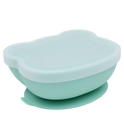 We Might Be Tiny Bowl with Suction Cup - Silicone - Mint
