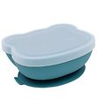 We Might Be Tiny Bowl w. Suction Cup - Silicone - Blue Dusk
