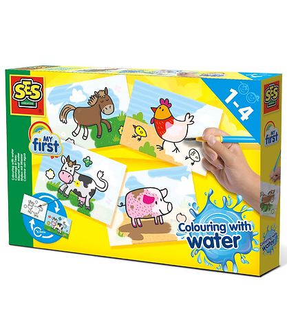 SES Creative Vattenfärger - My First - Bondgårdens Djur