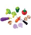 Hape Leksaksmat - 8 Delar - Grönsaker Från Trädgården