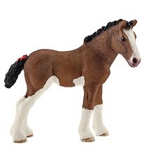 Schleich Animal - H: 8.5 cm - Clydesdale Føl 13810