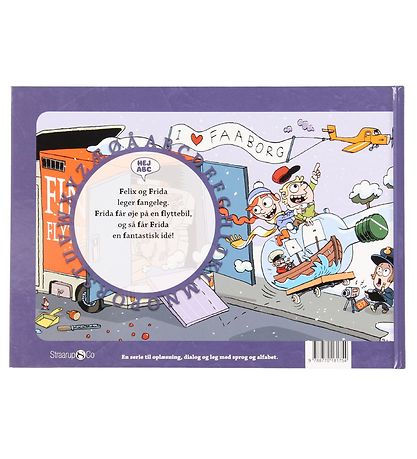 Straarup & Co Book - Hej ABC - Felix og Frida Siger F - Danish