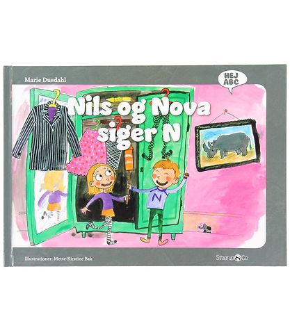 Straarup & Co Kirja - Hei ABC - Nils ja Nova sanoo N - tanskalai