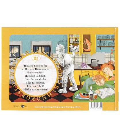 Straarup & Co Book - Hej ABC - Rosa og Romeo Siger R - Danish