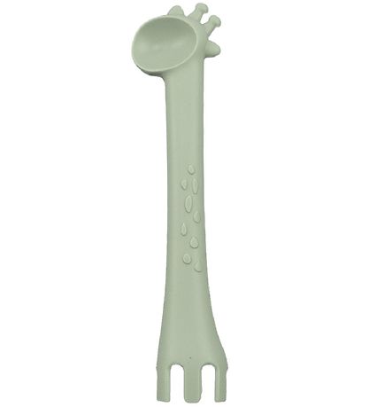 Tiny Tot Cutlery - Silicone - Dusty Green