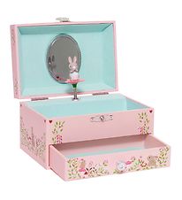 Petit Monkey Schmuckkästchen m. Musik - 9x15x10 cm - Woodland - 