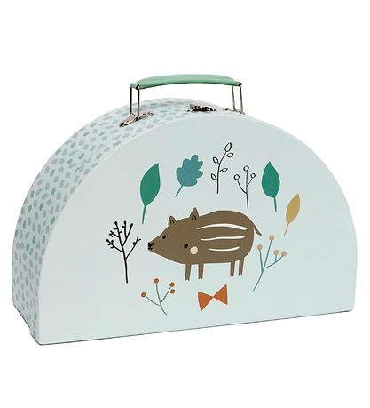 Petit Monkey Suitcase Set - 2 pcs. - Mint green