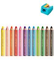 Staedtler Colouring Pencils - Noris Junior - 3-in-1 - 12 pcs w. 