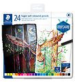 Staedtler Coloured Pencils - Super Soft - 24 pcs