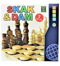 GA Leg Spiele - Holz - Schach und Dame