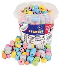 Playbox WoodBeads - 250 g - Multicolour
