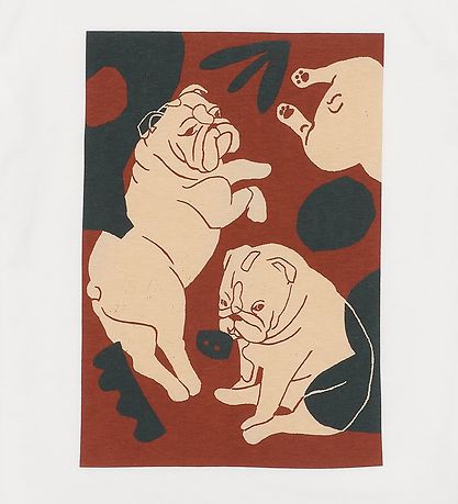 Soft Gallery T-shirt - Asger - Snow White w. Dogs