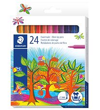 Staedtler Filzstifte - 24 st. - Noris Faserstifte - 1 mm