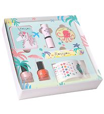 Rosajou Makeup Set - Blush/Lipstick/Nail Polish w. w. - 7 Parts 
