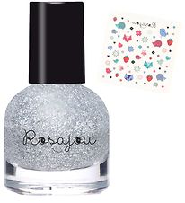 Rosajou Nail Polish w. Nailstickers - Star